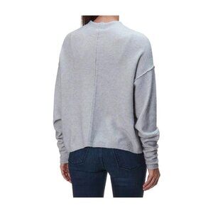 free people Womens oversize boxy light knit sweater gray size small